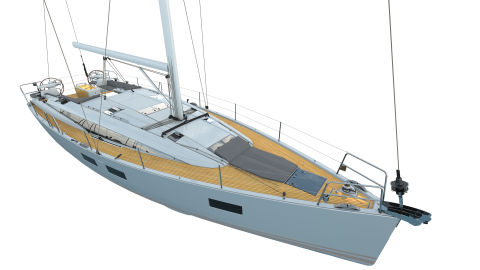 Jeanneau Yacht 51' : 3D Delck layout Jeanneau Yacht 51' : 3D Delck layout