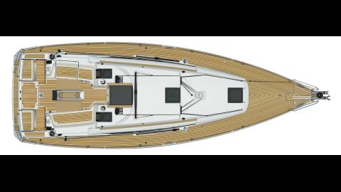 Jeanneau Sun Odyssey 389 : Deck layout Jeanneau Sun Odyssey 389 : Deck layout