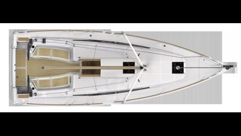 Sun Odyssey 349: Deck layout Sun Odyssey 349: Deck layout