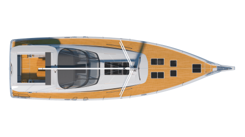 Jeanneau Yachts 60 - deck plan Jeanneau Yachts 60 - deck plan