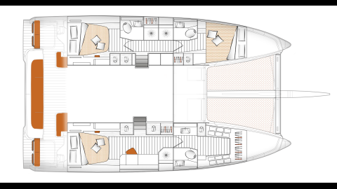 Excess 14 : 3cabins and 3 shower-rooms version Excess 14 : 3cabins and 3 shower-rooms version