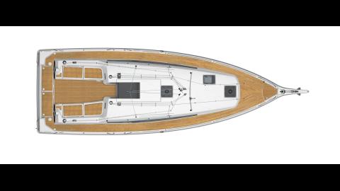 Sun Odyssey 380 : Deck layout Sun Odyssey 380 : Deck layout