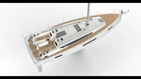 Sun Odyssey 410 : 3D deck layout Sun Odyssey 410 : 3D deck layout