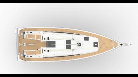 Sun Odyssey 410 : Deck layout Sun Odyssey 410 : Deck layout