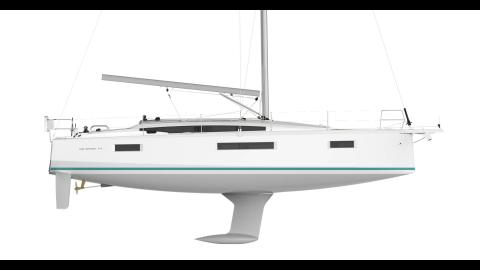 Jeanneau Sun Odyssey 410 : Profile plan Jeanneau Sun Odyssey 410 : Profile plan