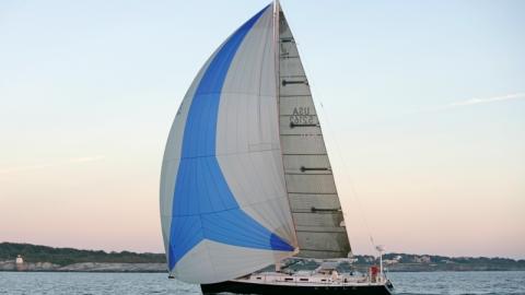 J Boats - J Composites J 133 navigating under asymmetric spinnaker J Boats - J Composites J 133 navigating under asymmetric spinnaker