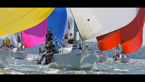 J-Boats - J-Composites J 109 navigating under asymmetric spinnaker J-Boats - J-Composites J 109 navigating under asymmetric spinnaker