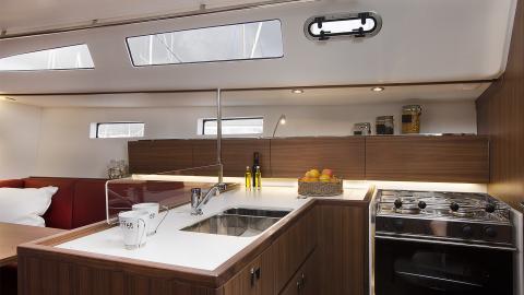 J-Boats - J-Composites J 122 E: galley J-Boats - J-Composites J 122 E: galley