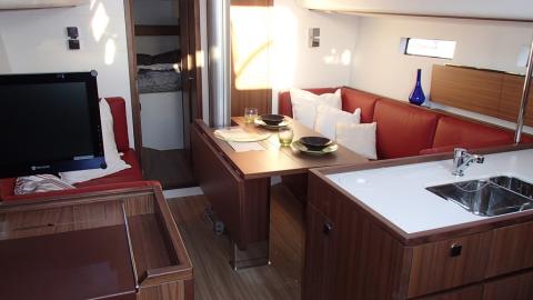 J-Boats - J-Composites J 122 E: galley and saloon other view J-Boats - J-Composites J 122 E: galley and saloon other view