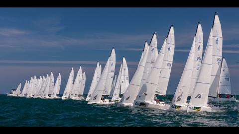 J-Boats - J-Composites J 70 starting line J-Boats - J-Composites J 70 starting line