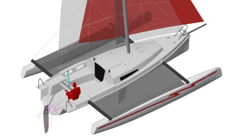 Astus 24 : deck layout Astus 24 : deck layout