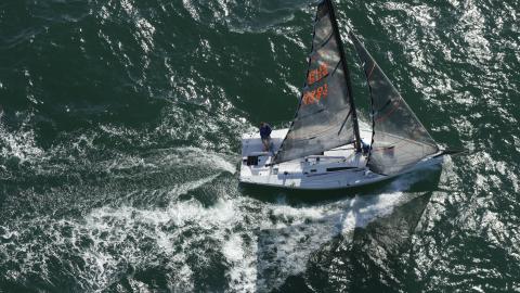 J-Boats - J-Composites J 99 from the air J-Boats - J-Composites J 99 from the air