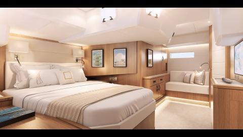 Jeanneau Yacht 60 : Owner cabin Jeanneau Yacht 60 : Owner cabin