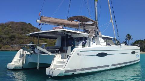Fountaine Pajot Hélia 44  : At anchor in Martinique