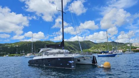 Lady Hawk Catamarans LH 37 Sport : At achorage in Martinique