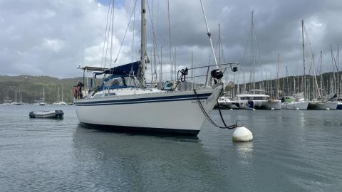 Moody Boats Moody 37 : At anchor in Marinique
