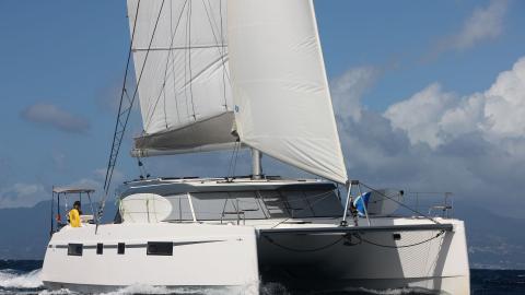 Nautitech 46 Open : Navigating in Caribbean