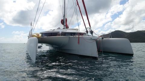 NEEL 45 : At anchor in Martinique