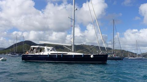 Bénéteau Oceanis 58 : At anchorage in Martinique