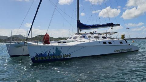 Ville Audrain 42/45 : At anchor in Martinique