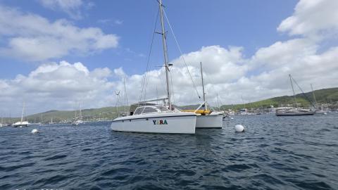 Baltec Engineering GmbH    Visiona 40 : At anchor in Martinique