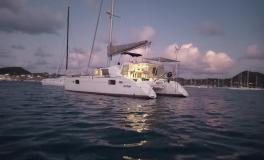 Lagoon 440 : At anchor in Martinique