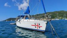Beneteau 50: At anchorage in Martinique