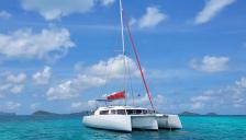 NEEL-TRIMARANS Neel 43 : At anchor in Caribbean