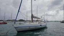 Alubat Ovni 39 : At anchor in Martinique