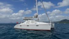 Alliaura Marine Privilege 395 : At anchor in Martinique