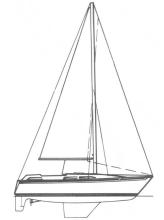 Moody 34: Sail plan