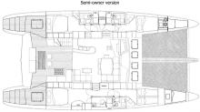 Boat layout - Sun Reef Sun Reef 62, Used (2008) - France (Ref 59)