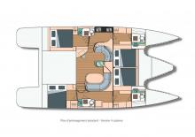 Privilege 495 : Boat layout