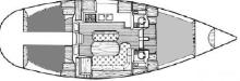 Privilege 495 : Boat layout