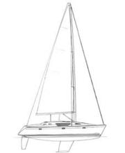 Sun Liberty 34 : Sail plan Sun Liberty 34 : Sail plan