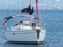 At anchor at Sainte Anne, Martinique - Jeanneau Sun Odyssey 34.2, Used (2001) - Martinique (Ref 262)
