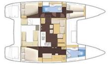 Lagoon 400: Boat layout
