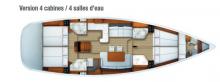 Jeanneau 53: Boat layout