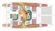 Nautitech 47: Boat layout