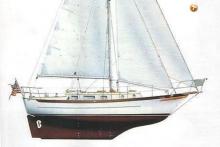 Cabo Rico 34: Hull plan