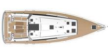 Oceanis 45 : Deck layout