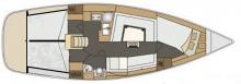 Elan 40 Impression : Boat layout