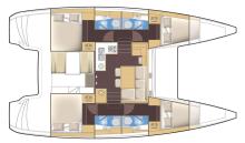 Lagoon 39: Boat layout