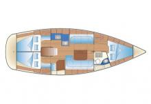 Bavaria 38 Holiday: Boat layout
