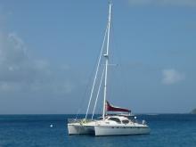 At anchor in Le Marin in Martinique - Alliaura Marine Privilege 465, Used (2000) - Martinique (Ref 282)