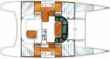 Nautitech 395: Boat layout