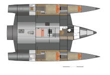 Neel 47 : Cabins layout