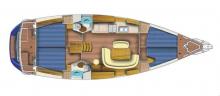 Sun Odyssey 45 : Boat layout
