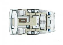 Bali 4.1 Cats pace : Boat layout