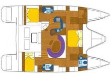 Privilege 495 : Cabin layout Privilege 495 : Cabin layout